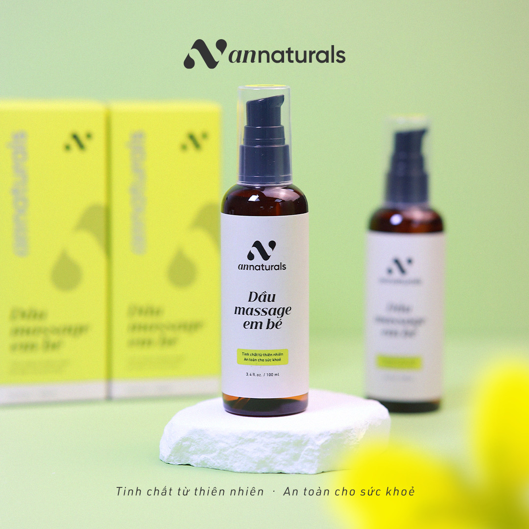 Dầu massage em bé AN Naturals (100ml) - Ảnh 2