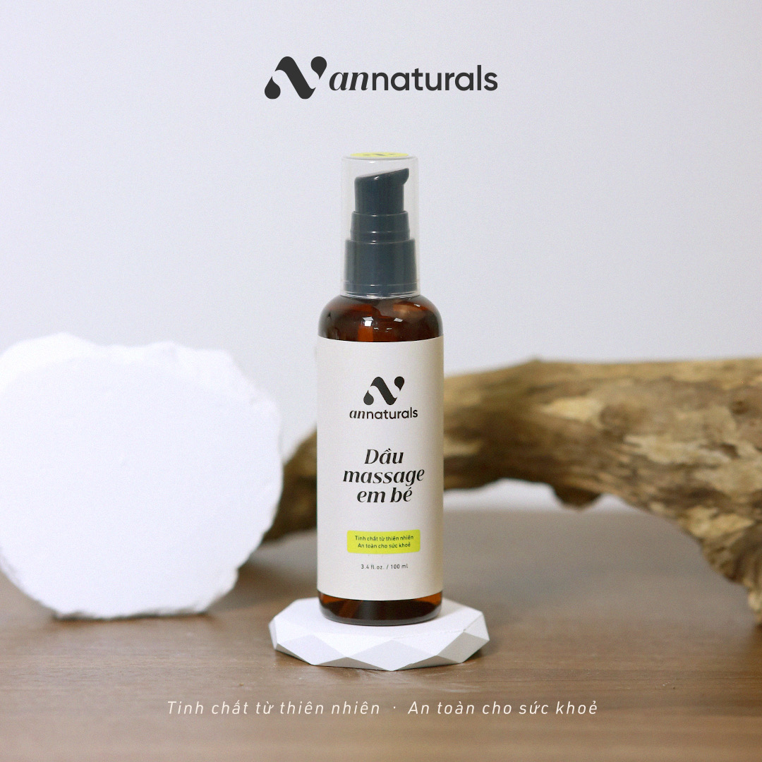 Dầu massage em bé AN Naturals (100ml) - Ảnh 3