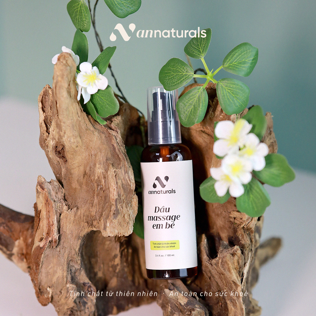 Dầu massage em bé AN Naturals (100ml) - Ảnh 4