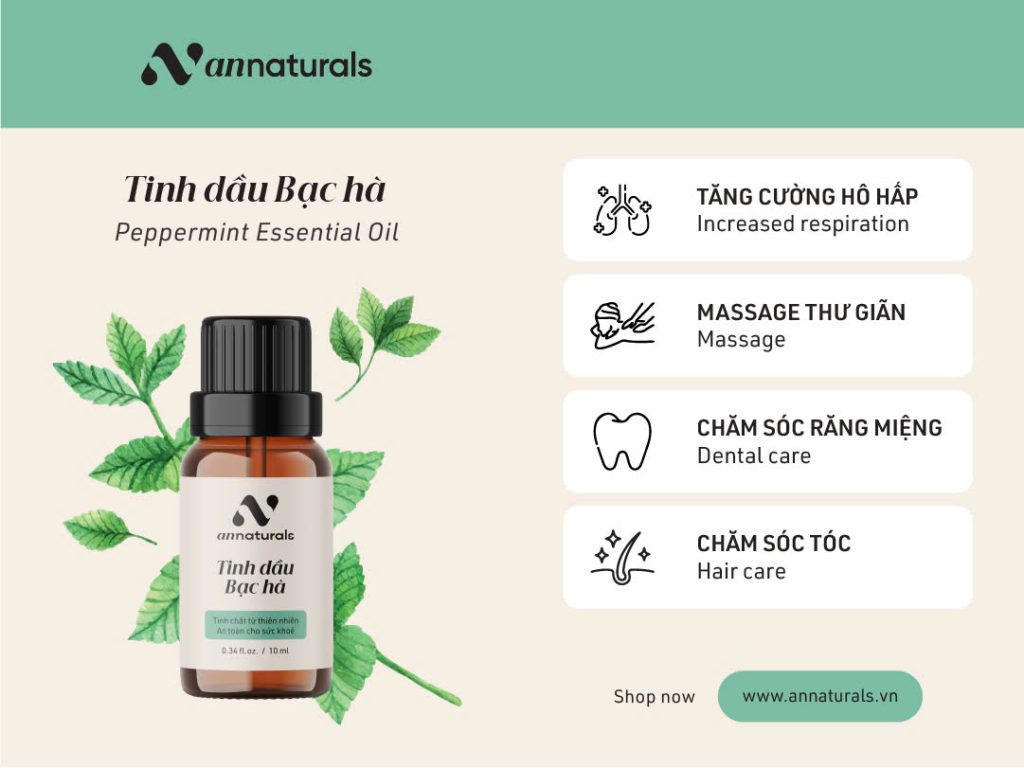 tinh dầu bạc hà
